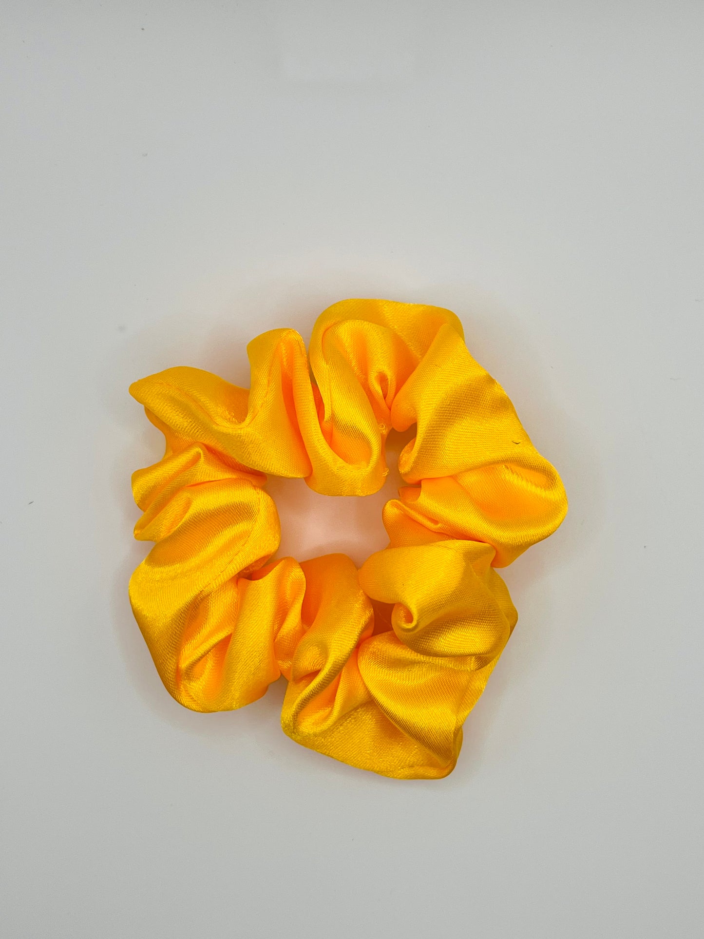 Orange & Yellow Polyester Scrunchies