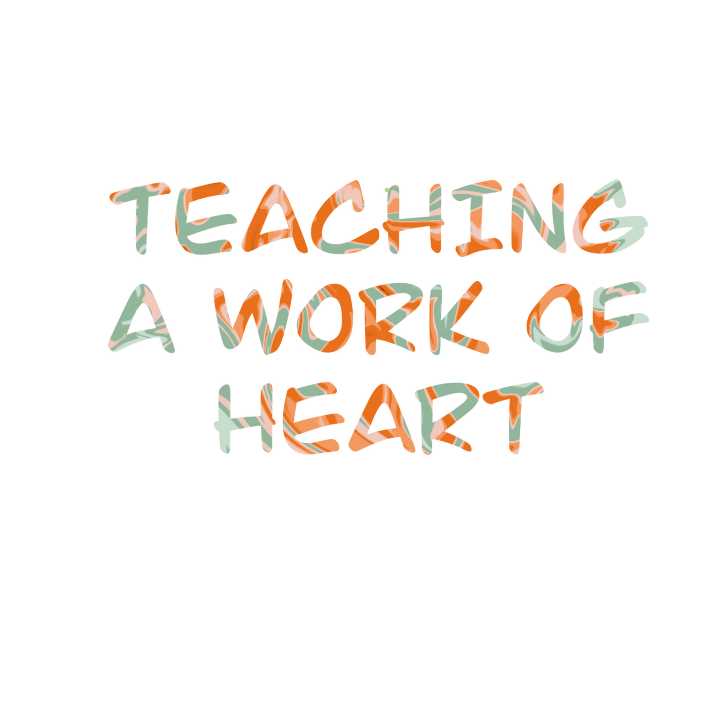 Teaching a Work of Heart Sticker