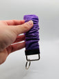 Purple / Magenta Handmade Key Wristlet Keychain Scrunchie Accessory