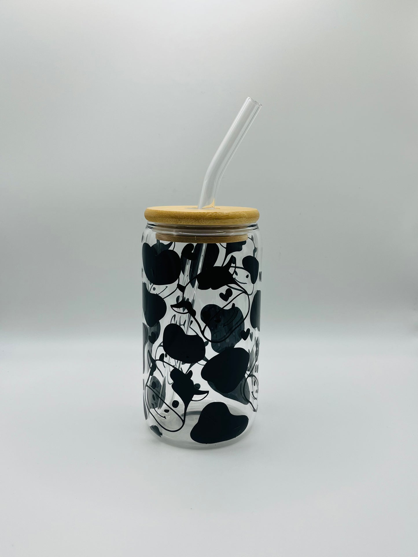 Cow Iced Coffee Cup