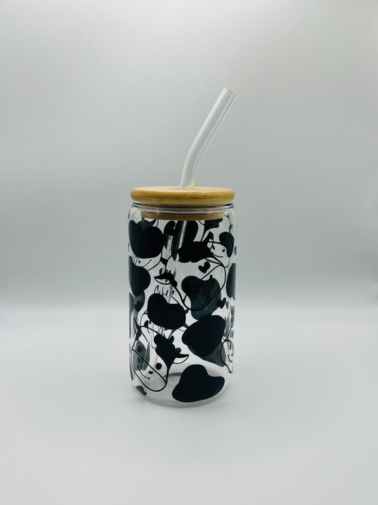 Cow Iced Coffee Cup