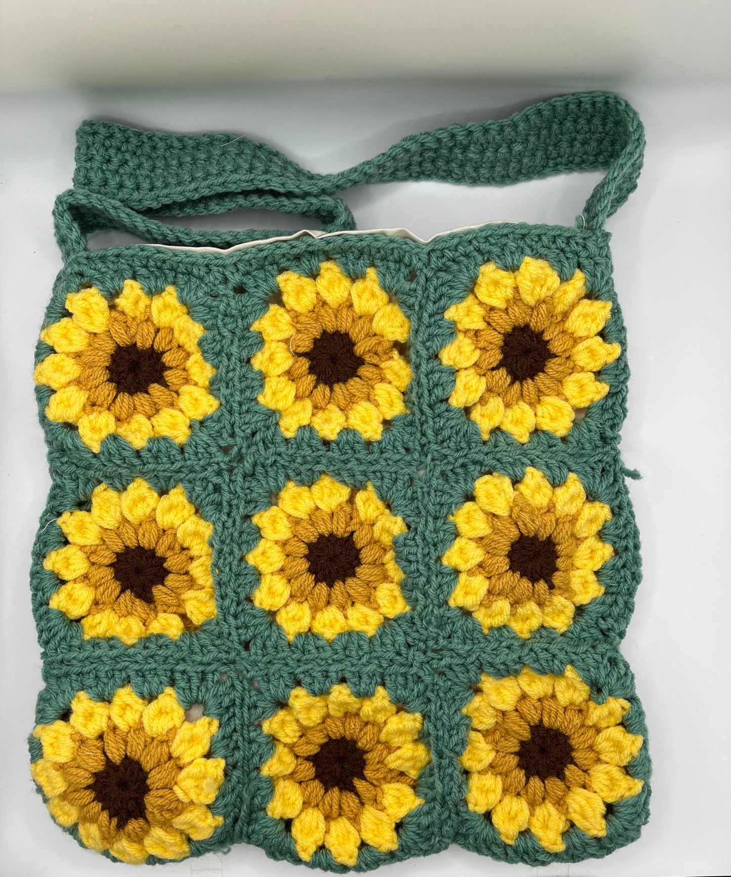 Sunflower Crochet Bag