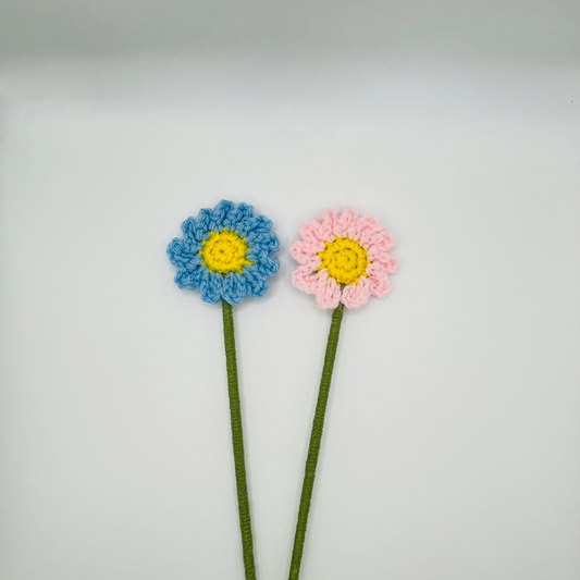 🌼 Handmade Crochet Daisy Flowers 🌼