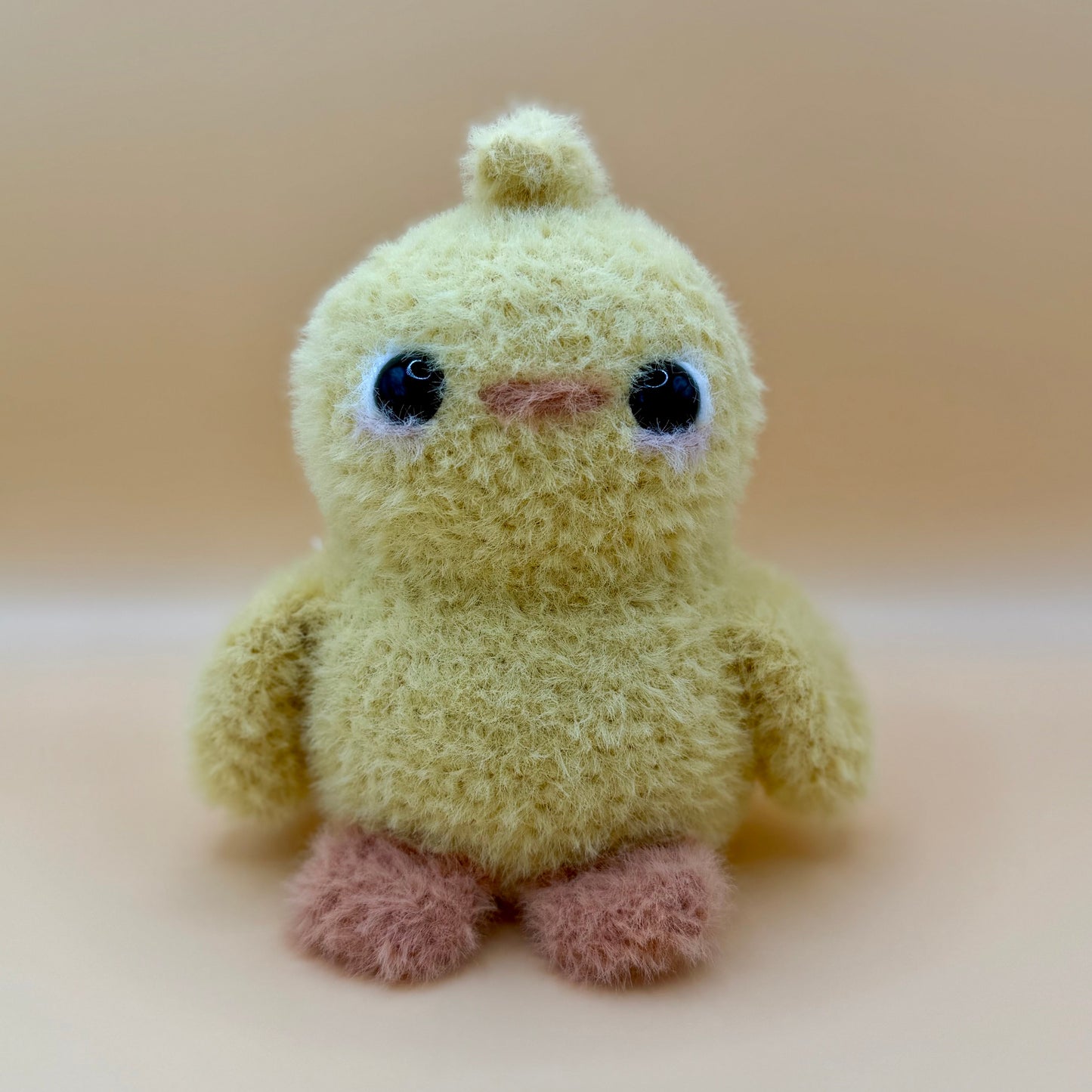 Crochet Fuzy weighted Chick