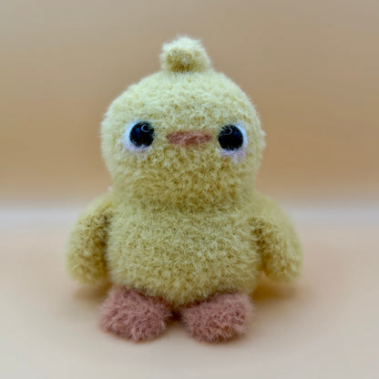 Crochet Fuzy weighted Chick