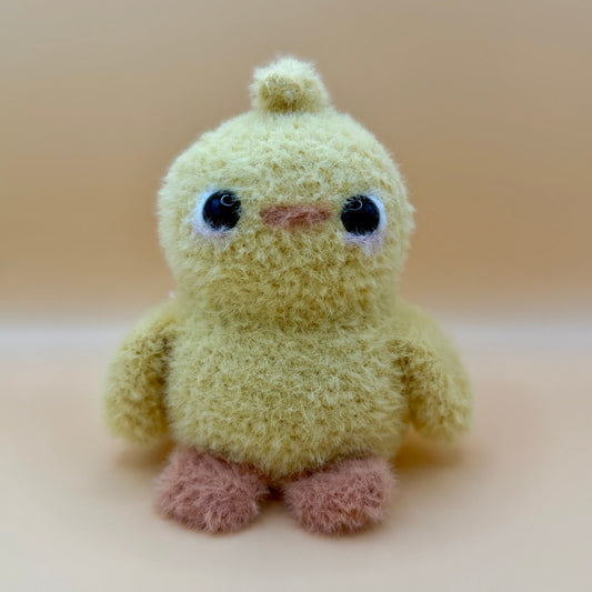 Crochet Fuzy weighted Chick
