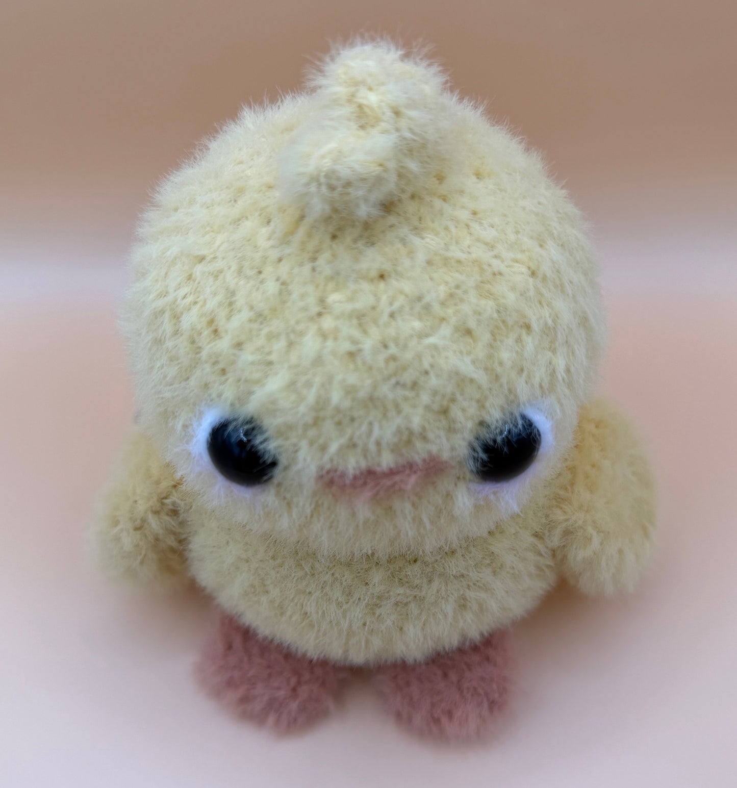 Crochet Fuzy weighted Chick