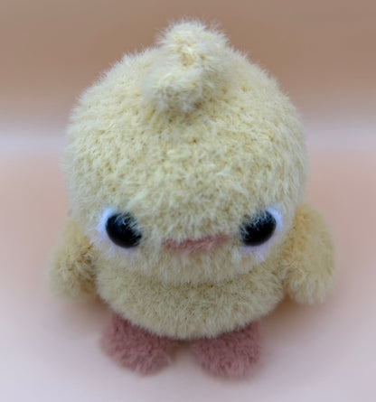 Crochet Fuzy weighted Chick