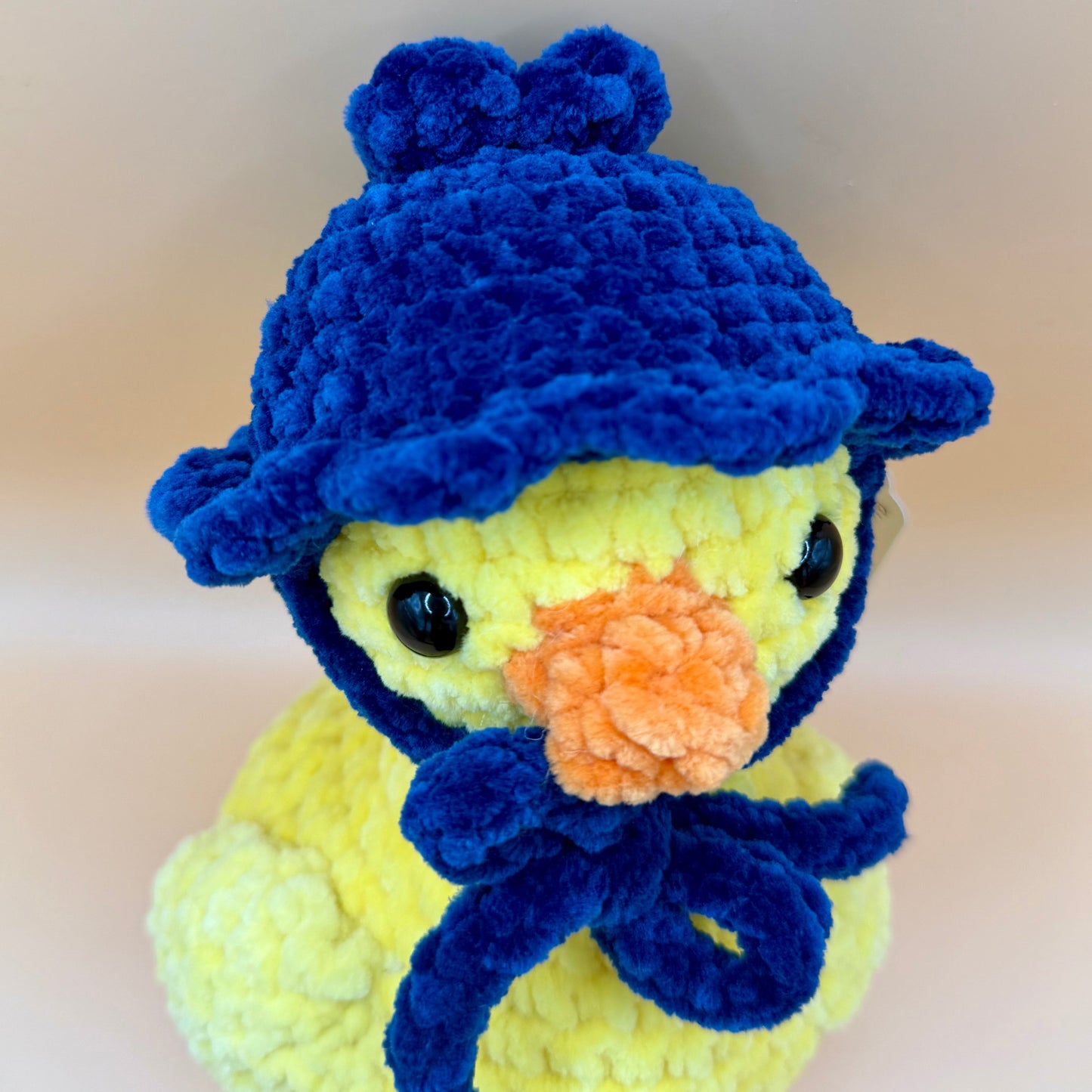 Crochet Duck with Interchangeable Fruit Hats