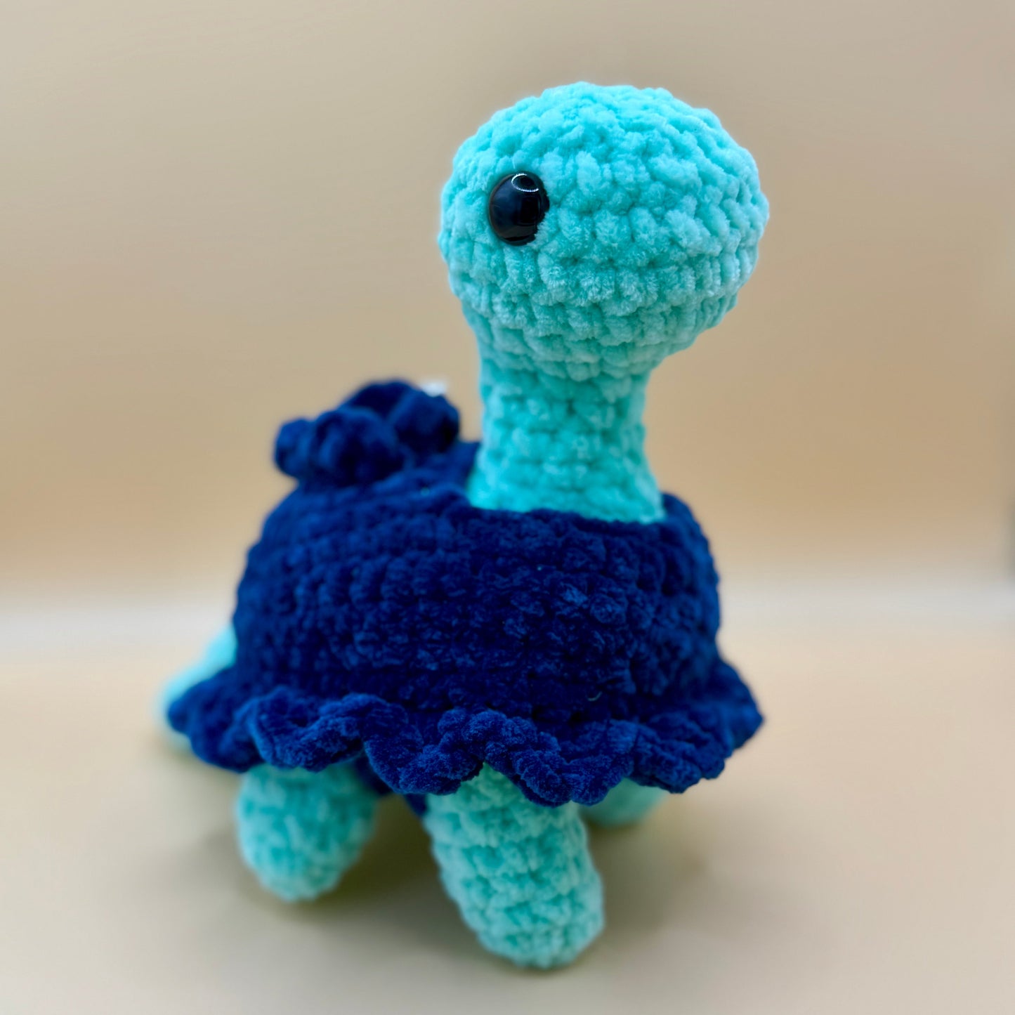 Crochet Blueberry Brontosaurus Dress up