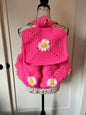 Crochet Daisy Backpack