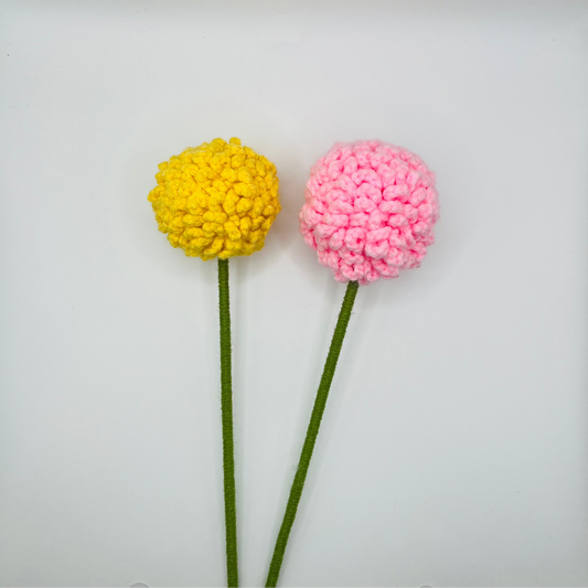 Crochet Chrysanthemum Flower