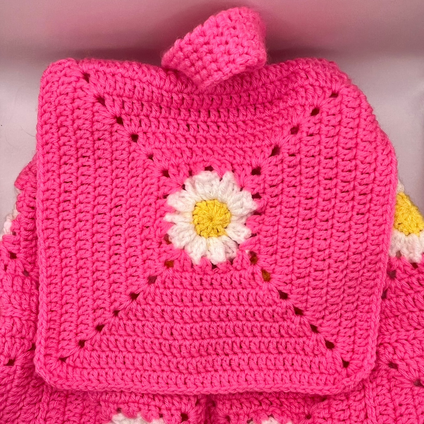 Crochet Daisy Backpack