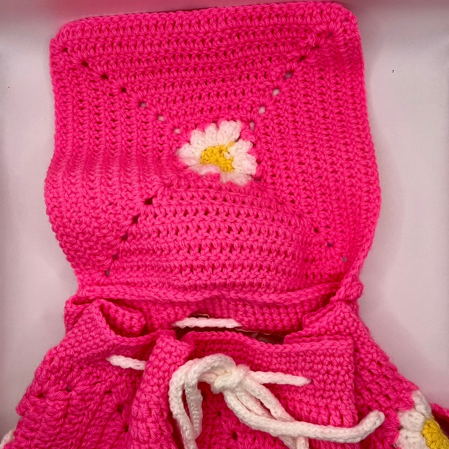 Crochet Daisy Backpack