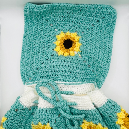 Crochet Sunflower backpack