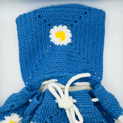 Crochet Daisy Backpack
