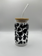 Cow Print Iced Coffee Cup