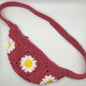 Daisy Blue Crochet Cross Body Bag