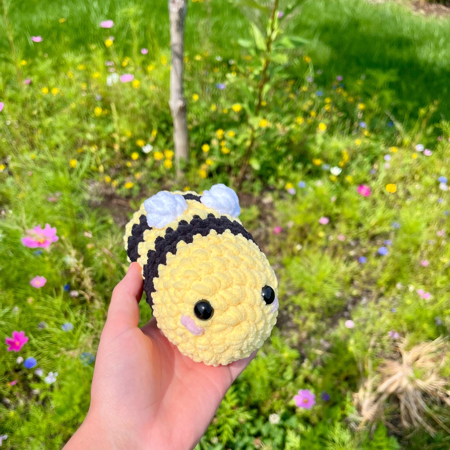 Crochet Plushie Bee