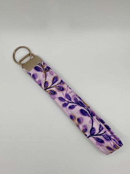 Lavender Handmade Key Wristlet key Accessory