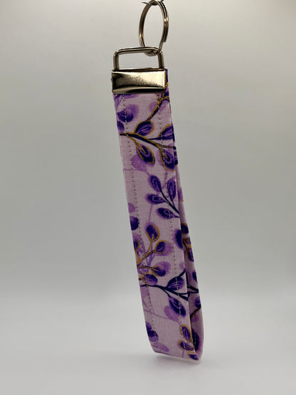 Lavender Handmade Key Wristlet key Accessory