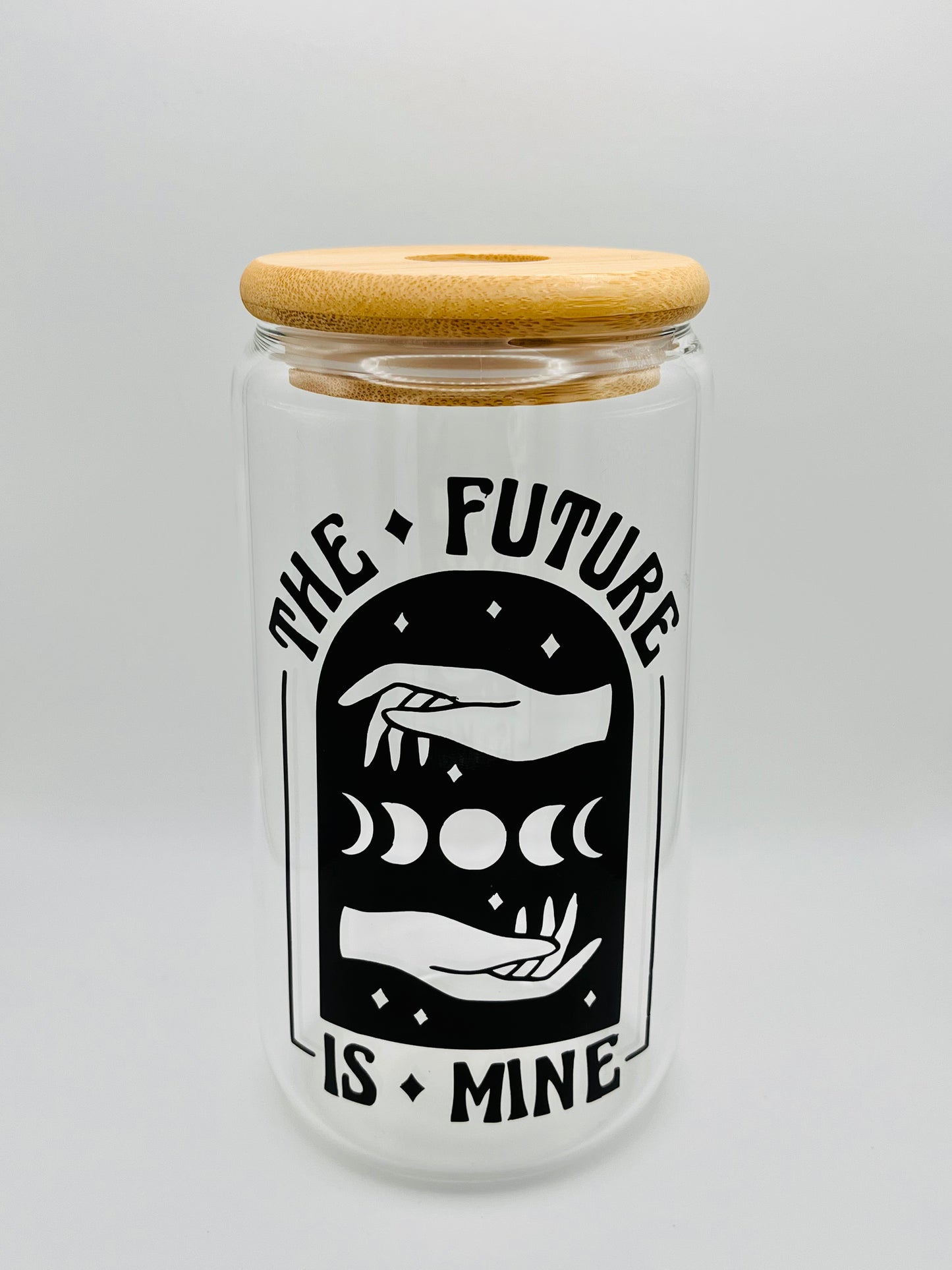 The Future is Mine Iced Coffee Glass