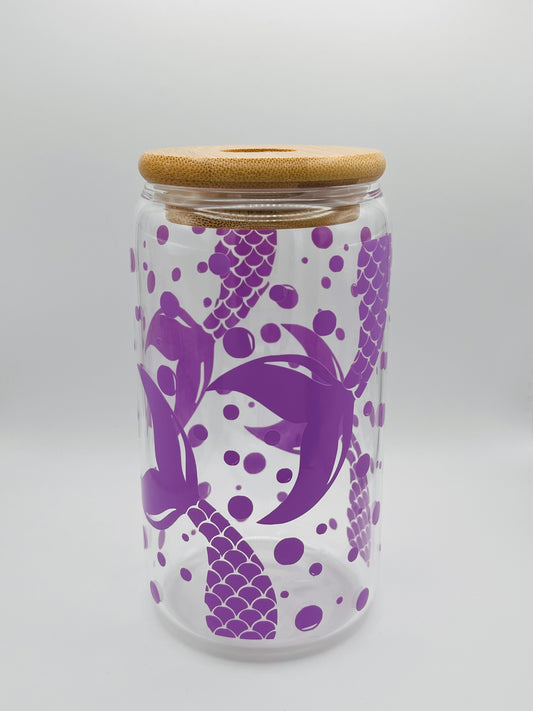 Mermaid Wrap Iced Coffee Glass