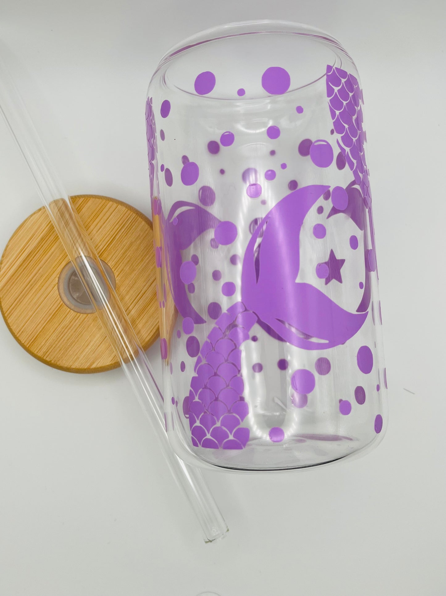 Mermaid Wrap Iced Coffee Glass